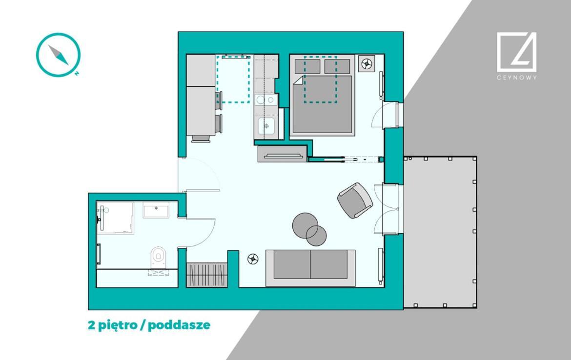 Apartamenty C4 Ceynowy Сопот Екстериор снимка
