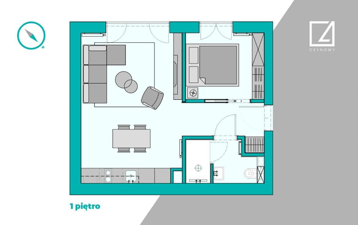 Apartamenty C4 Ceynowy Сопот Екстериор снимка