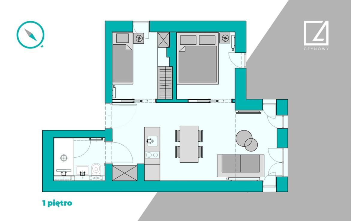 Apartamenty C4 Ceynowy Сопот Екстериор снимка